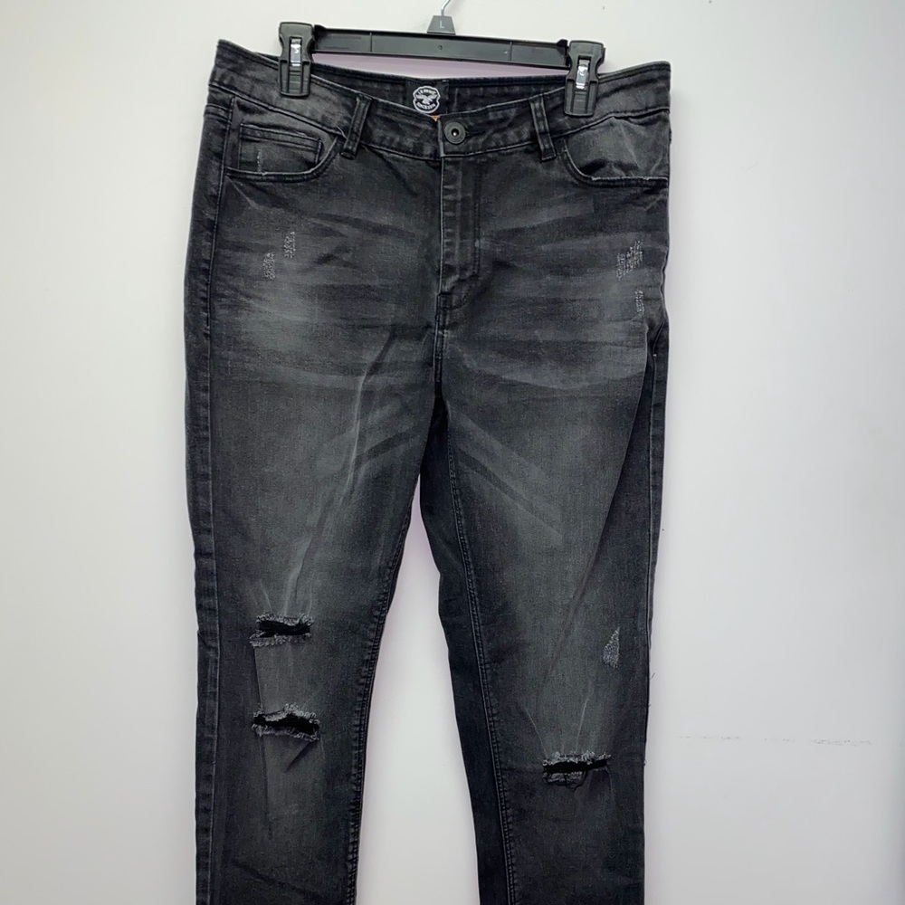 👖Labreve👖Distressed Black Jeans